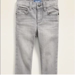Karate skinny gray jeans for toddler boy